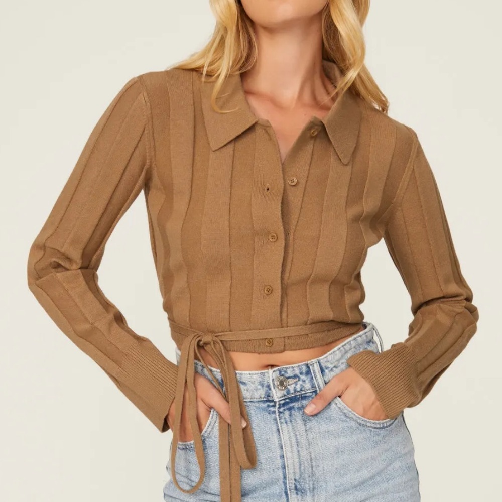 Tie Waist Sweater